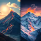 Dual Peaks of Eruption