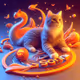 Neon Purrfection