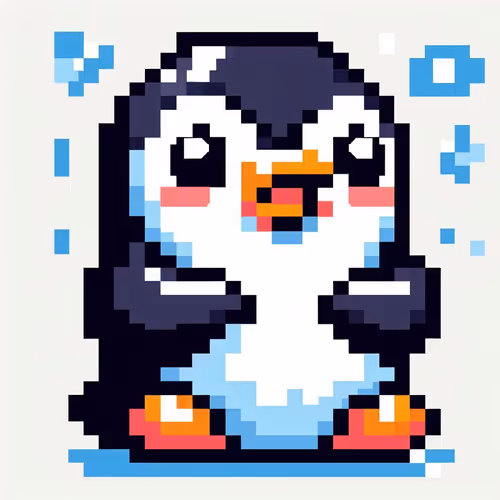 Pixel penguin