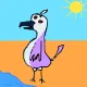 The bird is scary