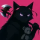 violent cat
