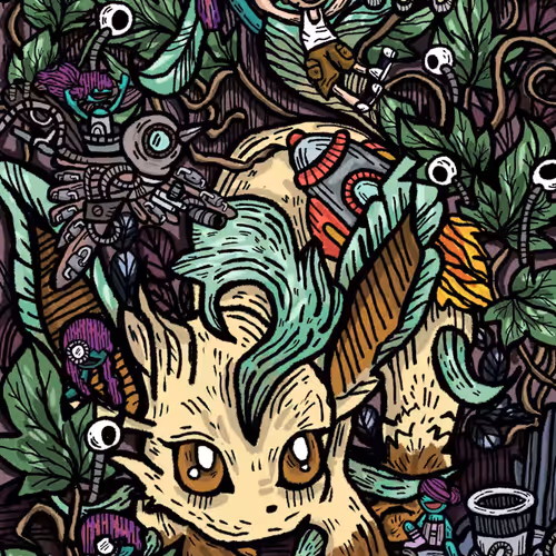 A fox on the hunt