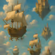 Flying ships and castles