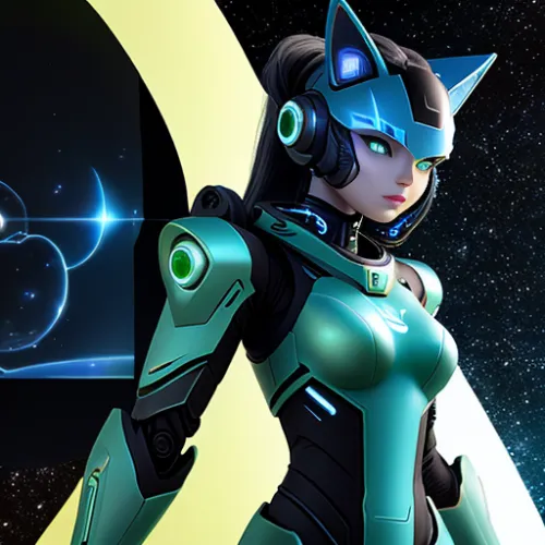 Cyber Cat Girl