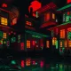 night  Japan