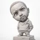 Zakislash statue