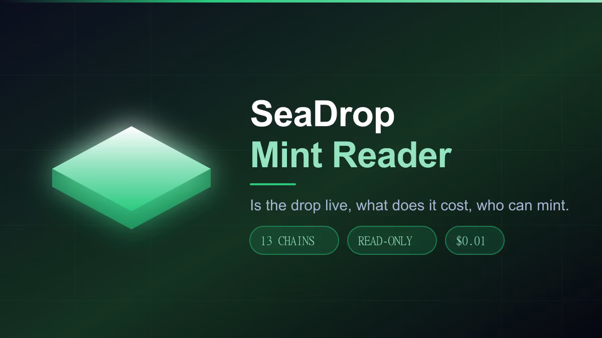 SeaDrop Mint Reader