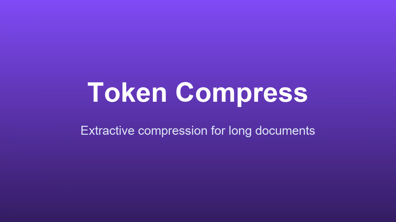Token Compress