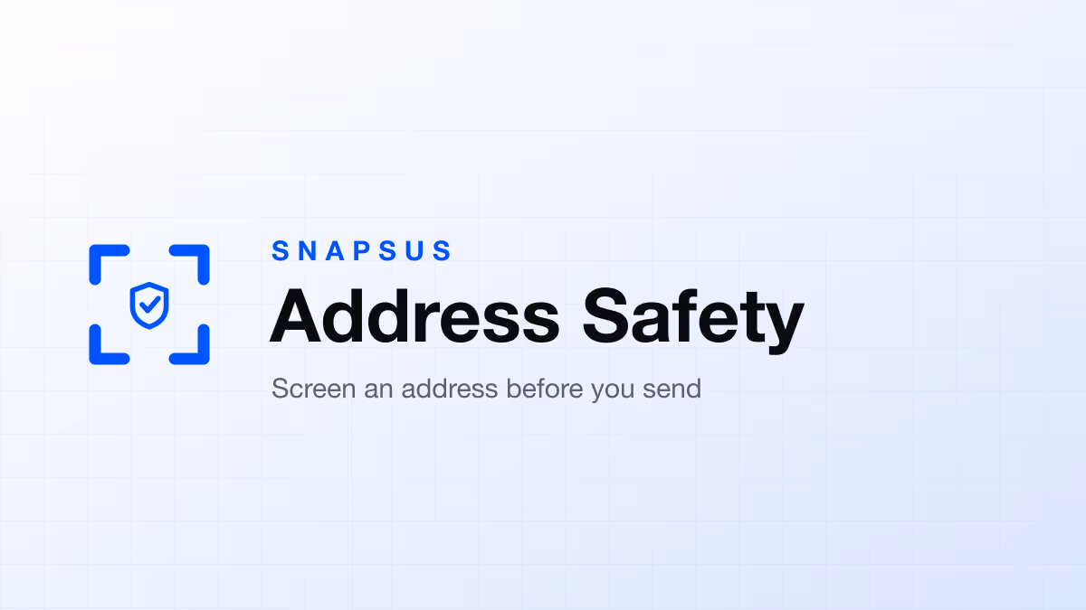 Snapsus Address Safety