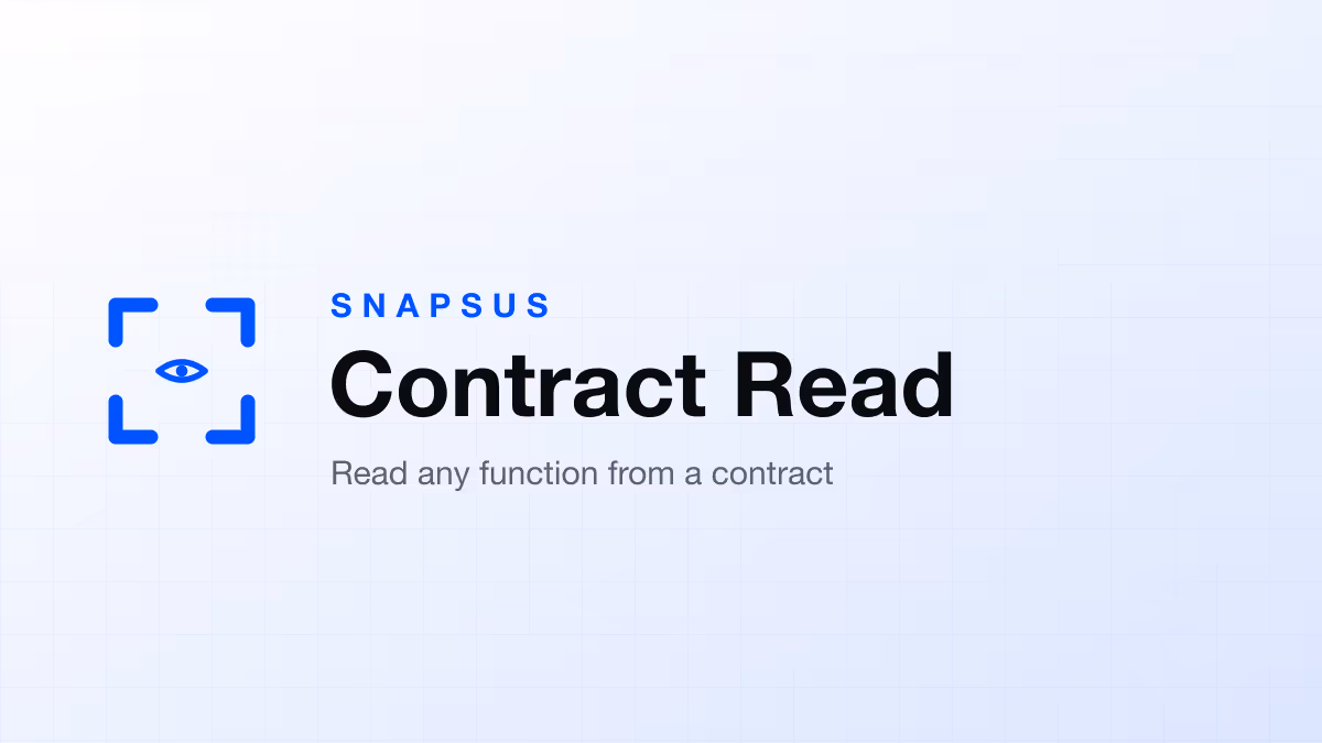 Snapsus Contract Read