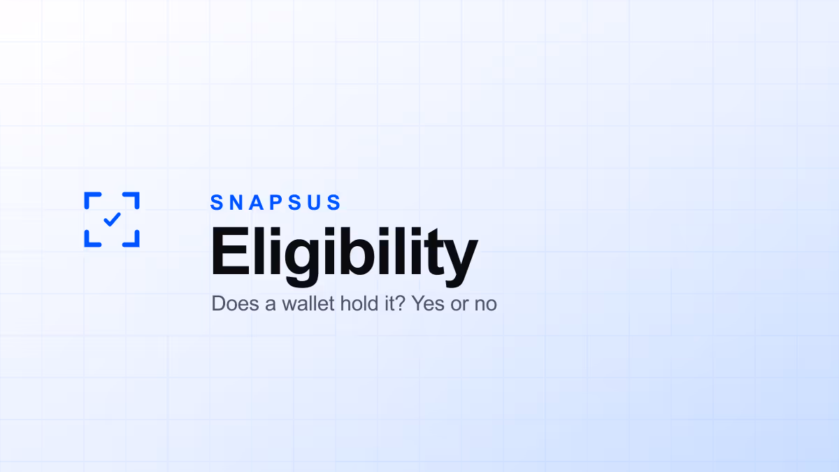 Snapsus Eligibility