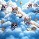 Cats and sky