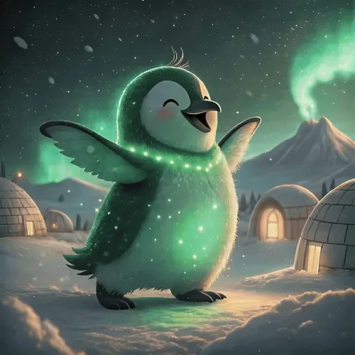 Green Penguin Free Mint