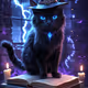 Mystical Black Cat