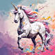 Mosaic unicorn