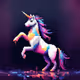 Pixel unicorn