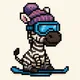 Frosty Zebra Rider