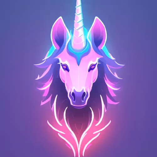 Unicorn concept icon