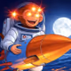 Monkey on the moon