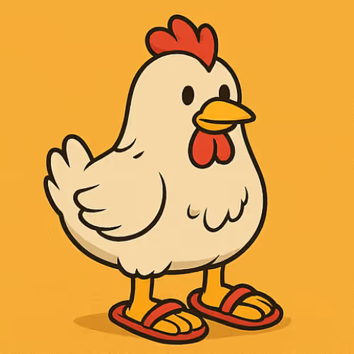 chicken in slippers uni