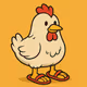 chicken in slippers uni
