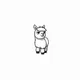 Cute little alpaca 