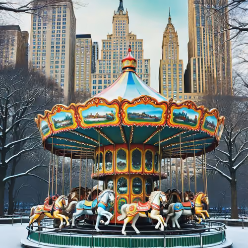 Winter carousel