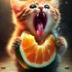 angry cat