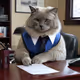 Cat Working