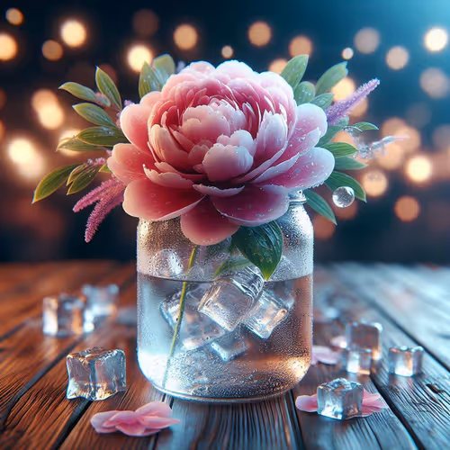 Frozen Beauty - Collection of Lonely Peonies