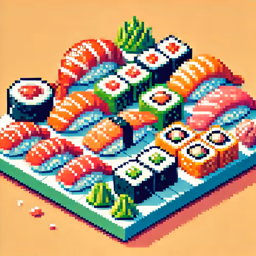 Japanese food pixel