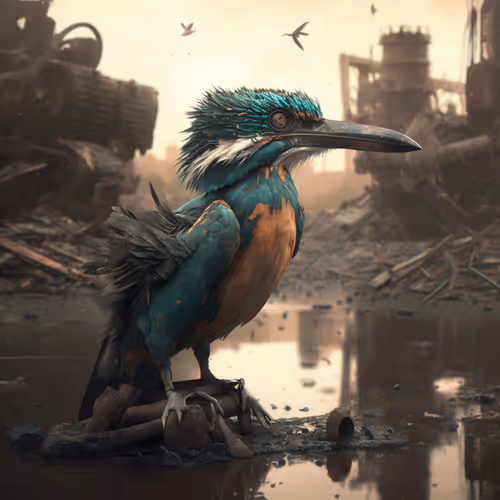Kingfisher in Postapocalypse