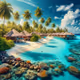 tropical island