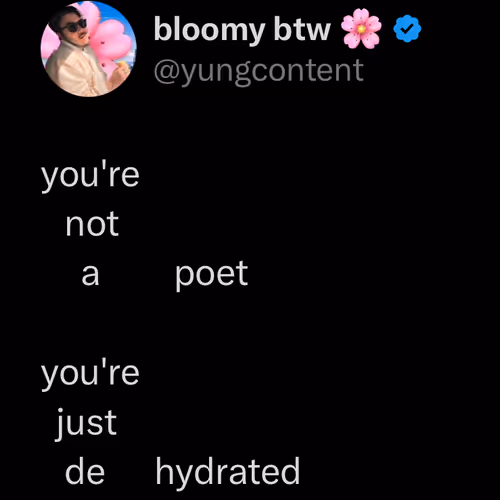 bloomy words