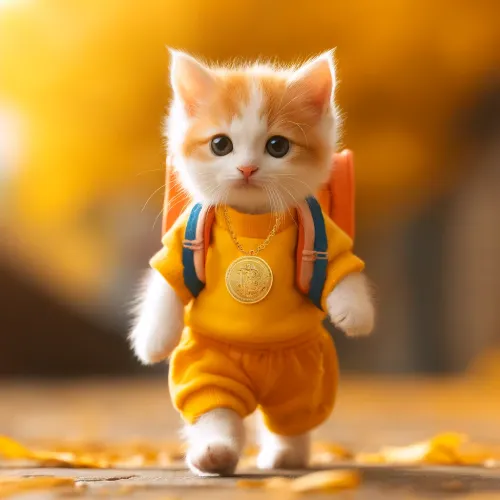Cat to the moon