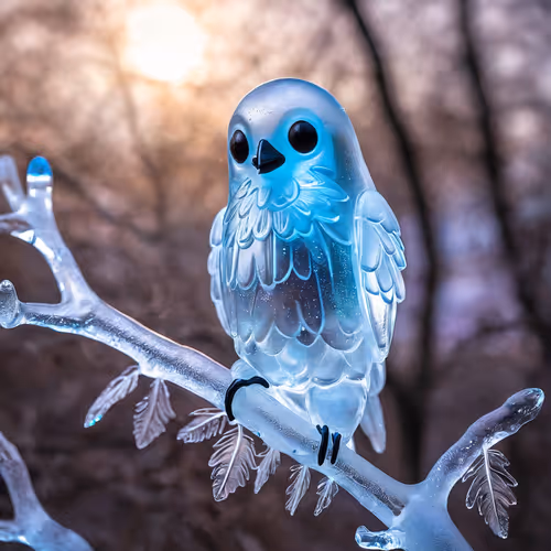 frozen bird