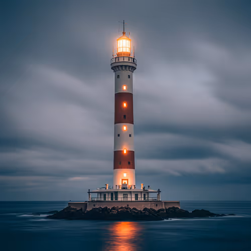 Illuminating the Stormy Sea