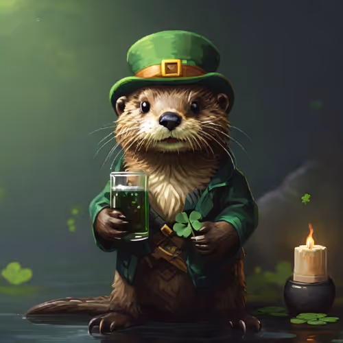The Otter is celebrating Saint Patrick's Day! 🍀