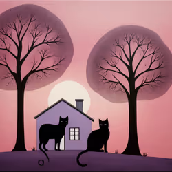 2 cats