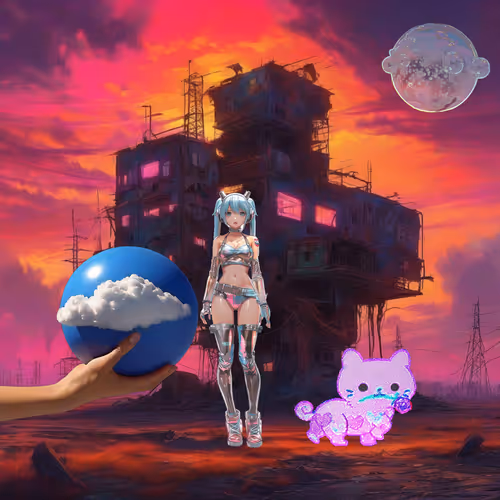 Glowing Electric Wasteland