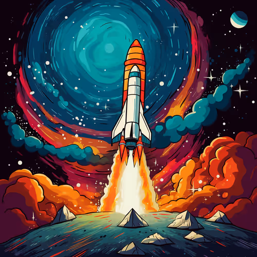 Flight to the moon