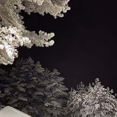 sky water green night