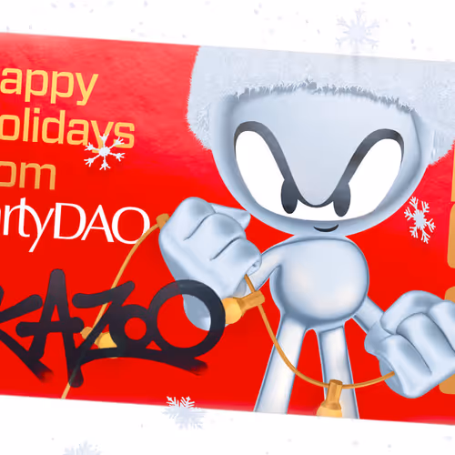 100*PartyDAO Holiday Card 2023