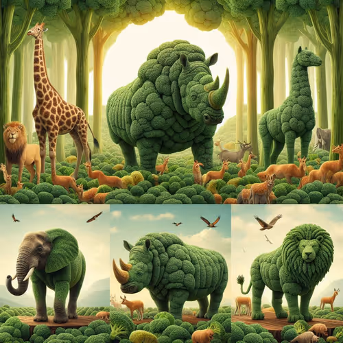 broccoli animals