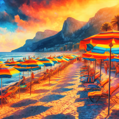 Beach Day art