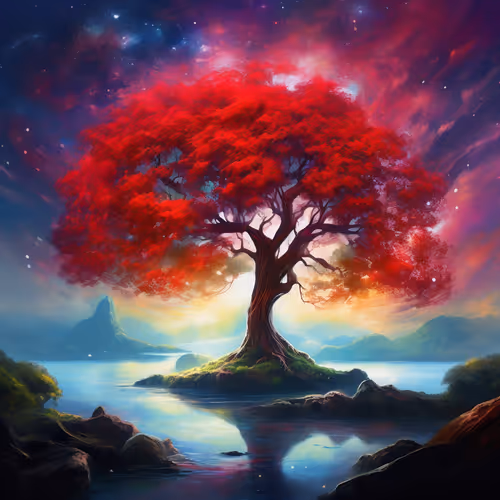 Majestic Pohutukawa Tree
