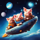Three piglets