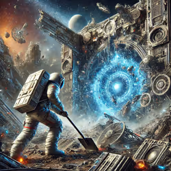 Space Rescue with Garden Tools