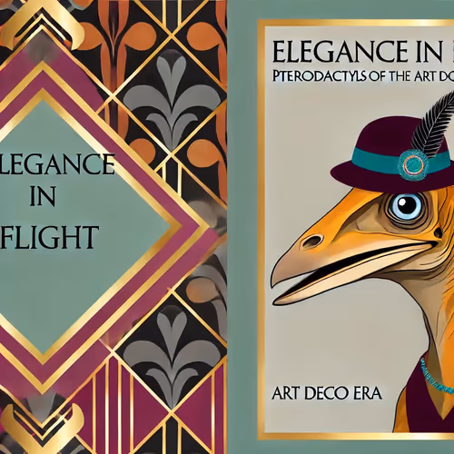 Elegance in Flight: Pterodactyls of the Art Deco Era