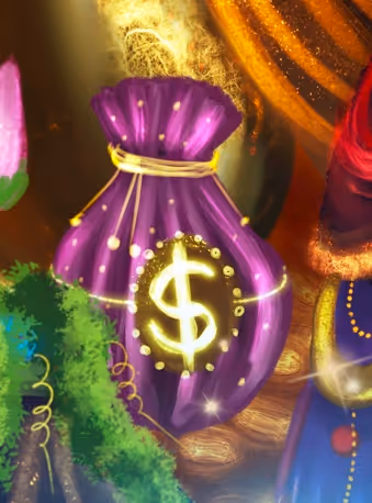 MONEYBAGGS PURPLE GOLD EDITION